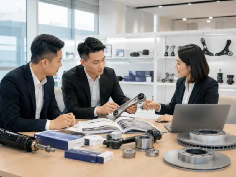 JASPEEDA sourcing team reviewing auto parts specifications